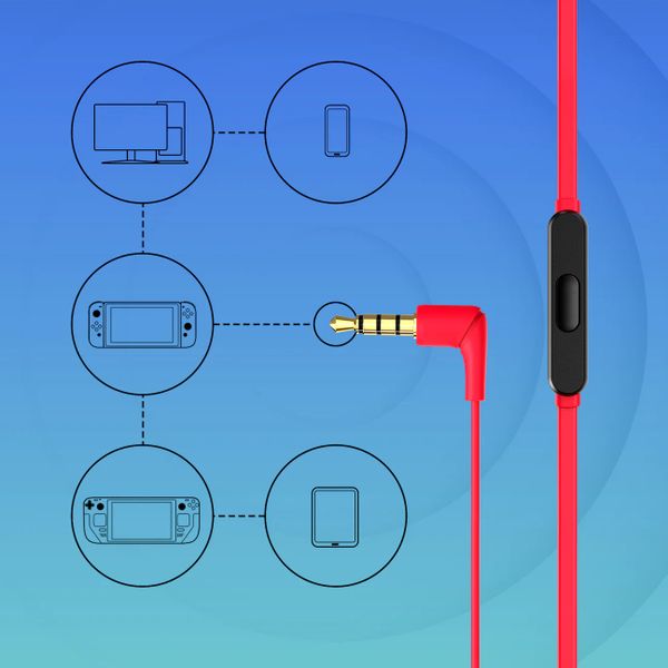 tai nghe hp hyperx cloud earbuds ii red