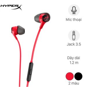 tai nghe hp hyperx cloud earbuds ii red