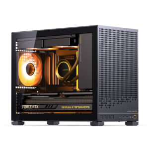 Vỏ Case Mini Tower Jonsbo D32 PRO Black - Thiết Kế Nhỏ Gọn, Kính Cường Lực, Hỗ Trợ USB Type-C